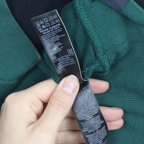 Marks and Spencer Unisex Green XL Sweatshirt