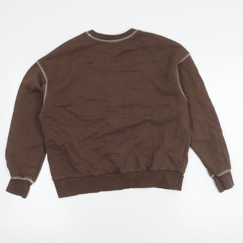 Pull&Bear Teens Brown Pullover Sweatshirt XS
