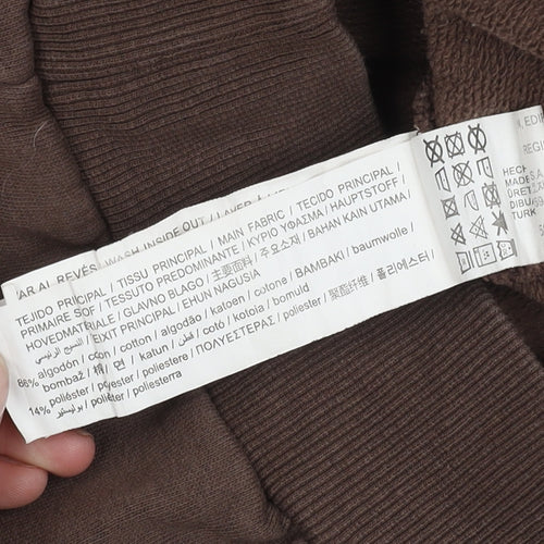 Pull&Bear Teens Brown Pullover Sweatshirt XS
