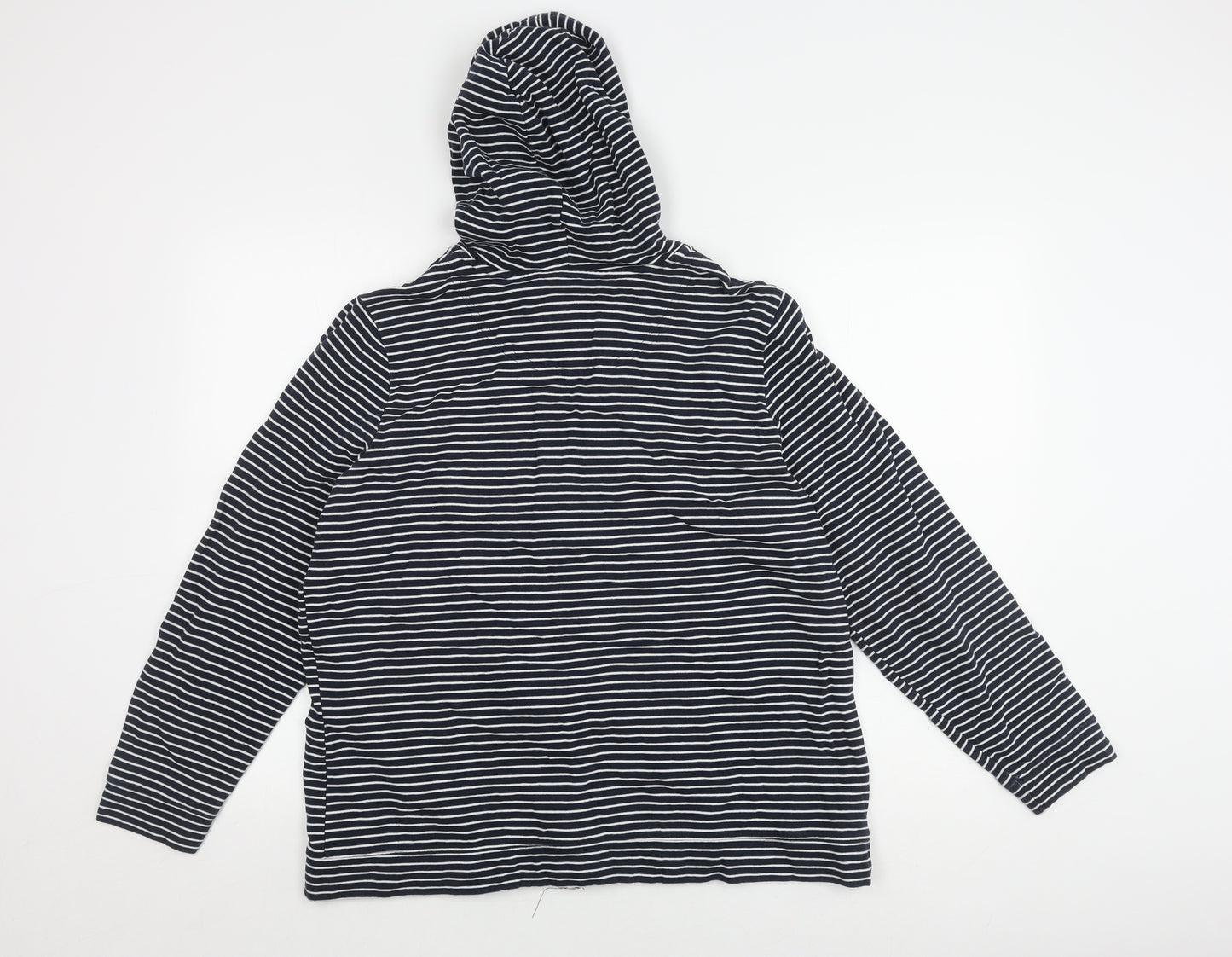 Maine Women’s Black Striped Hoodie Size 18