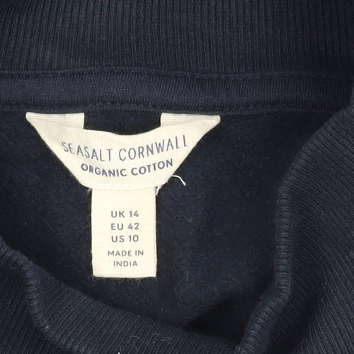 Seasalt Cornwall Women’s Blue Sweatshirt, Size 14
