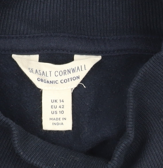 Seasalt Cornwall Women’s Blue Sweatshirt, Size 14