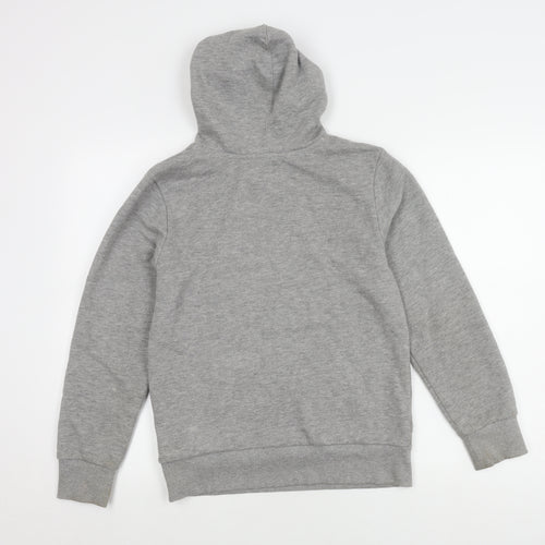 Converse Grey Girls' Pullover Hoodie, Size 12-13 Years, Casual