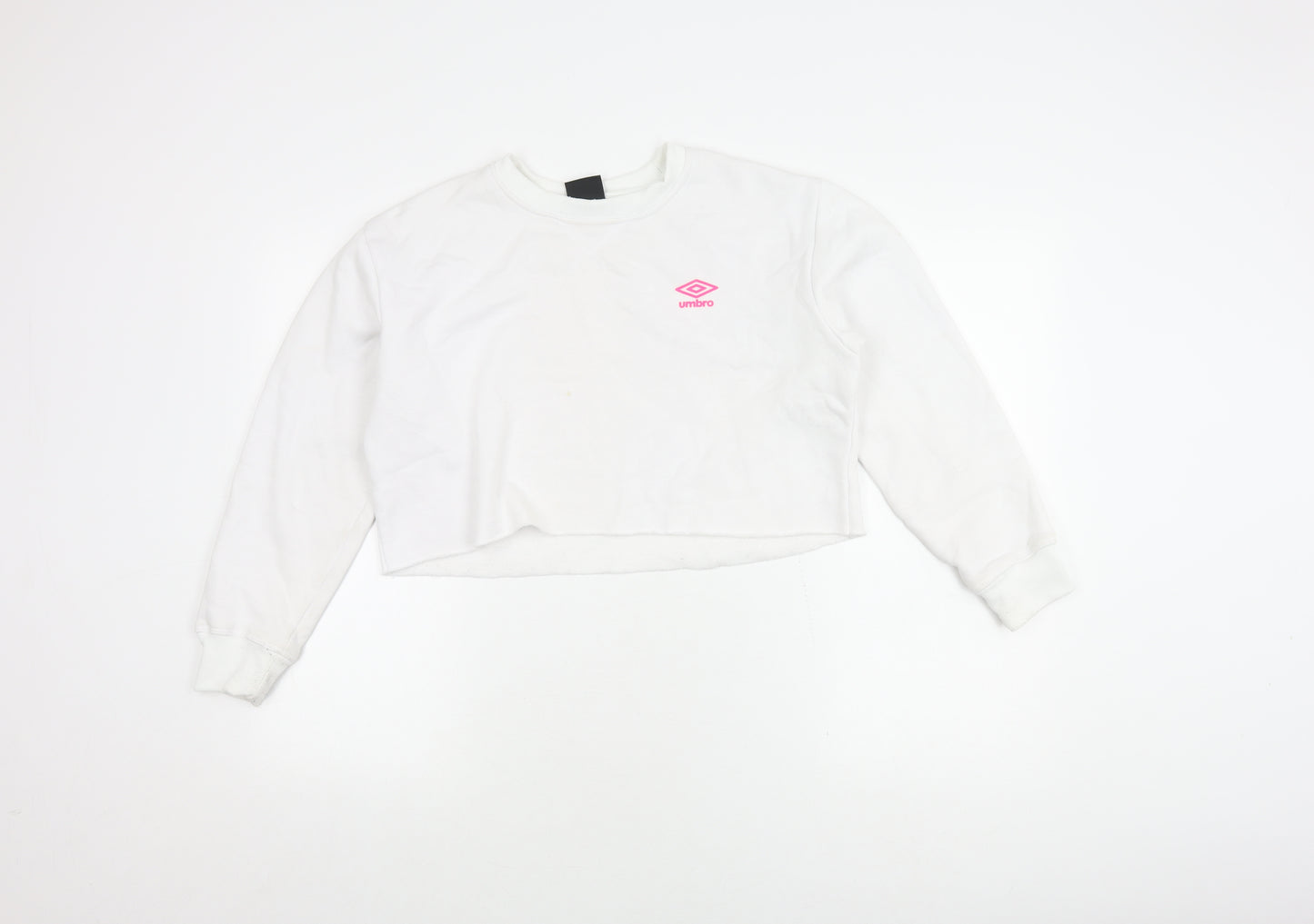 Umbro Women's White Pullover Sweatshirt - S, Logo