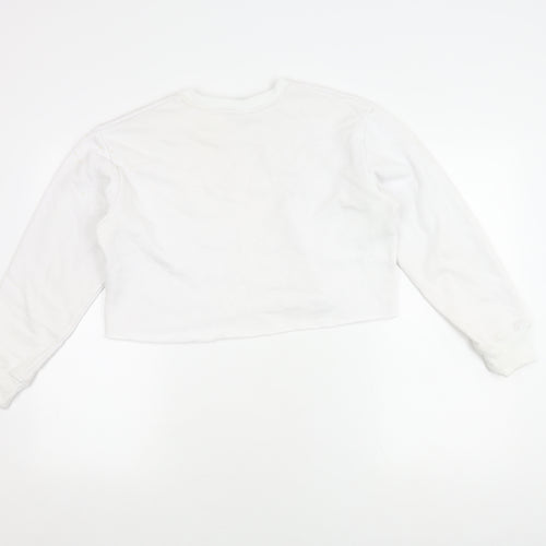 Umbro Women's White Pullover Sweatshirt - S, Logo