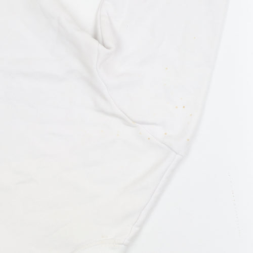 Umbro Women's White Pullover Sweatshirt - S, Logo