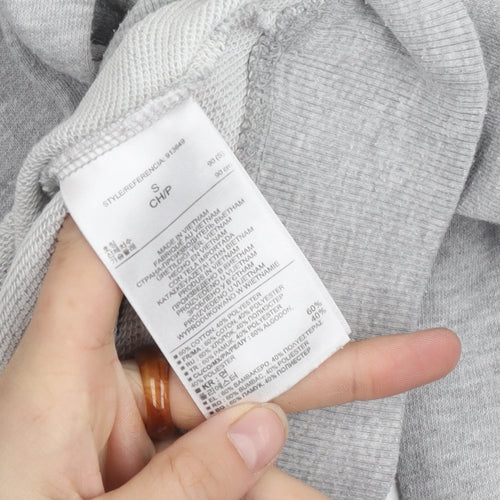 Gap Women's Grey Pullover Sweatshirt S, Casual Crew Neck