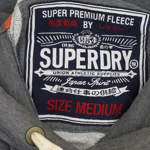 Superdry Men's Grey Pullover Hoodie Size M