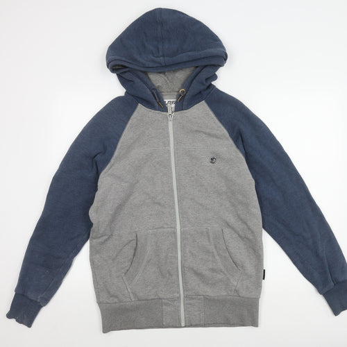 Surfanic Men's Grey Full Zip Hoodie, M