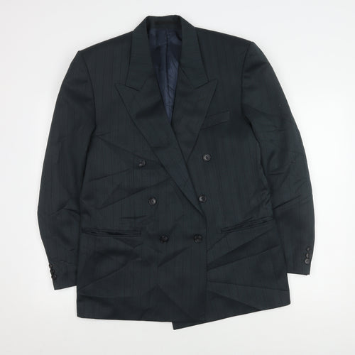 Création G.L. Men's Blue Strip Blazer, 40R
