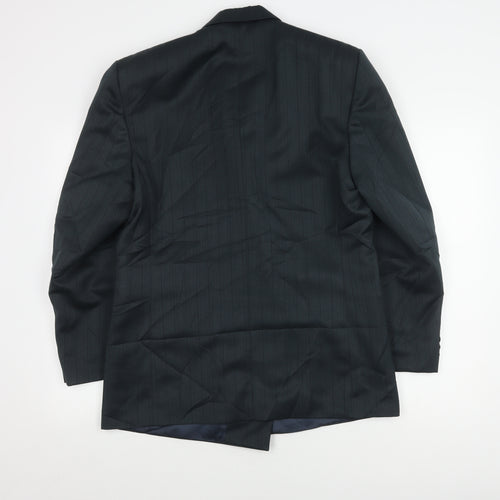 Création G.L. Men's Blue Strip Blazer, 40R