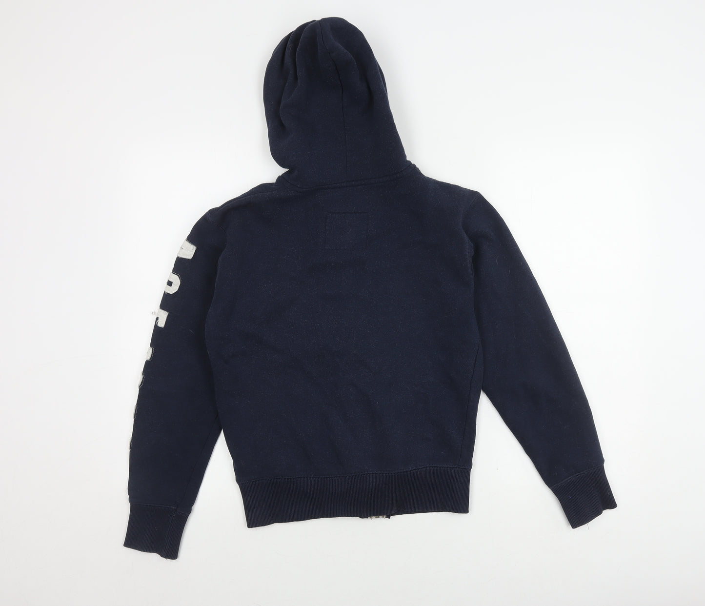 Abercrombie & Fitch Women's Blue Full Zip Hoodie, S