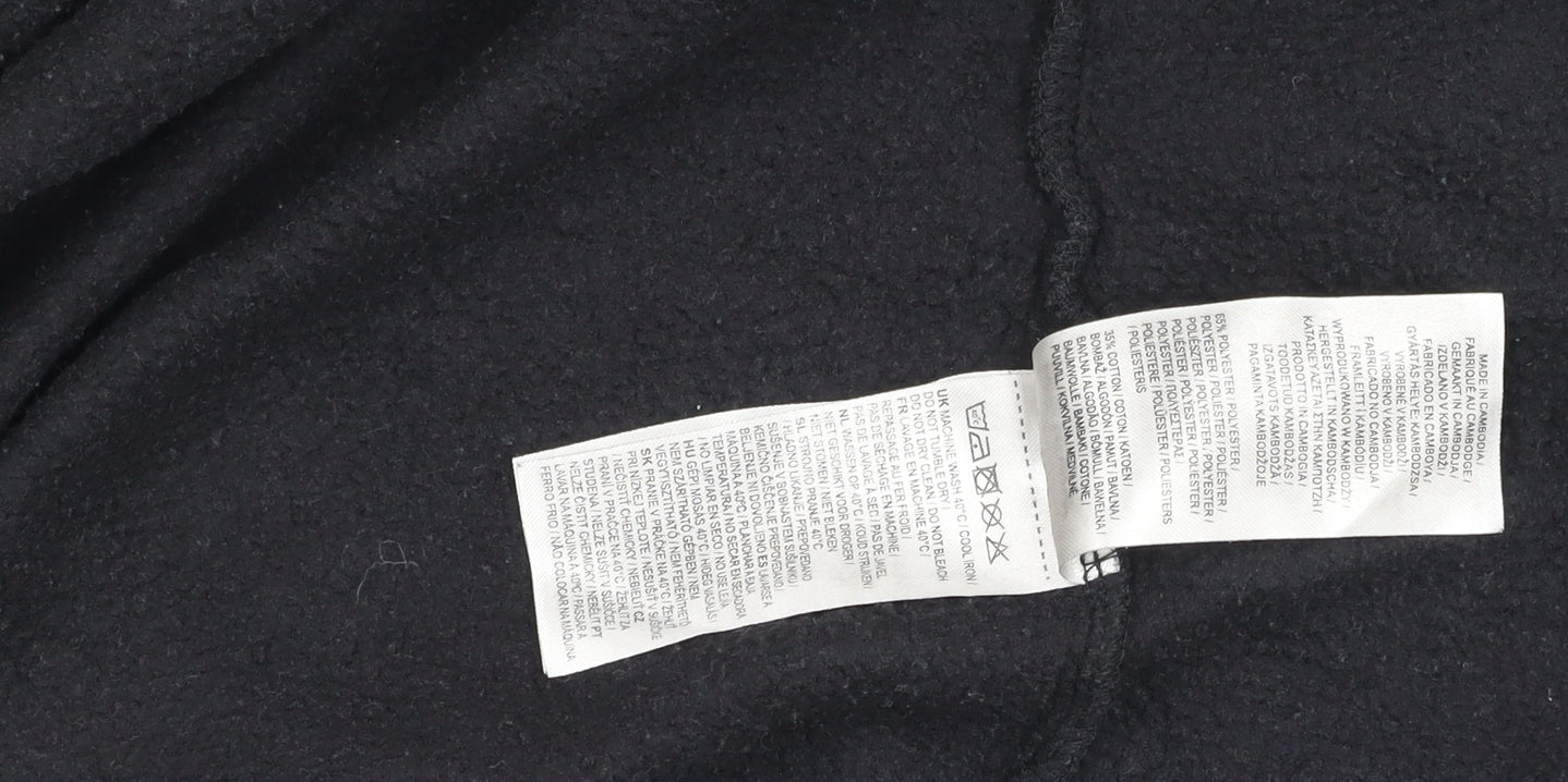 Lonsdale Men's Black 4XL Full Zip Hoodie
