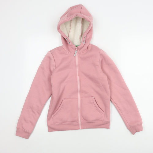 Mountain Warehouse Girls Pink Full Zip Hoodie 9-10 Years