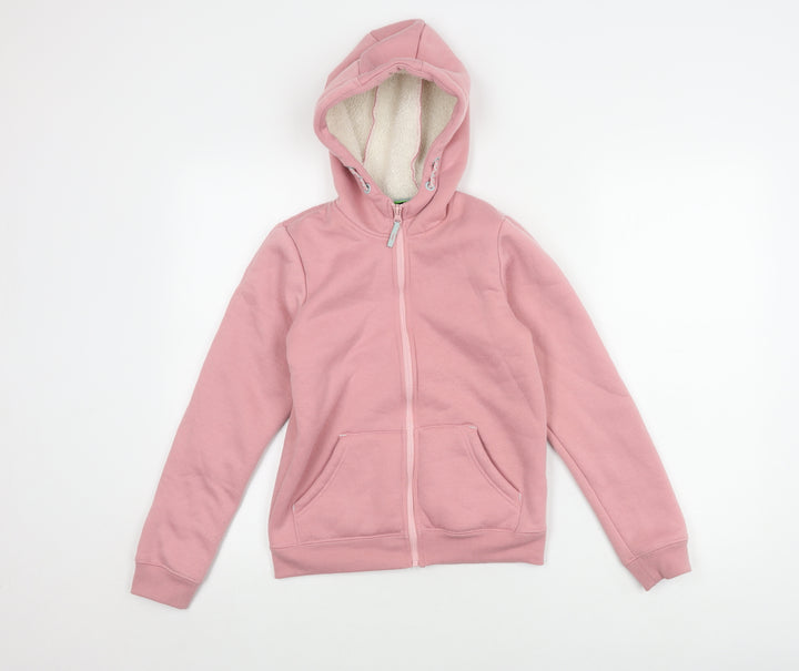 Mountain Warehouse Girls Pink Full Zip Hoodie 9-10 Years