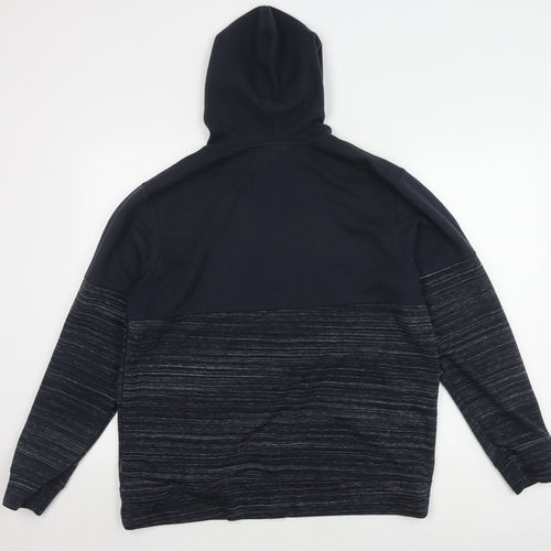 Jack & Jones Men's XL Black Full Zip Hoodie