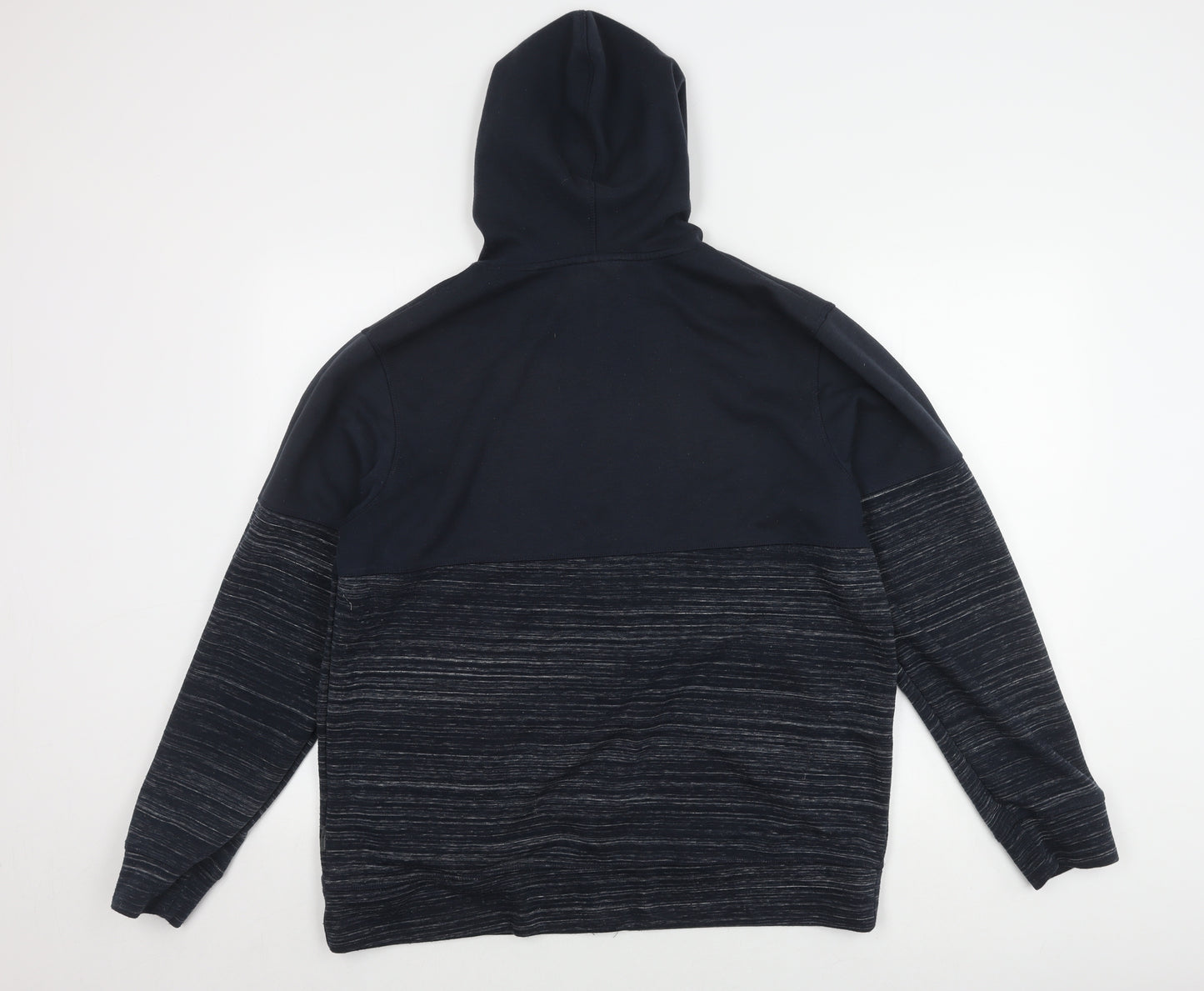 Jack & Jones Men's XL Black Full Zip Hoodie