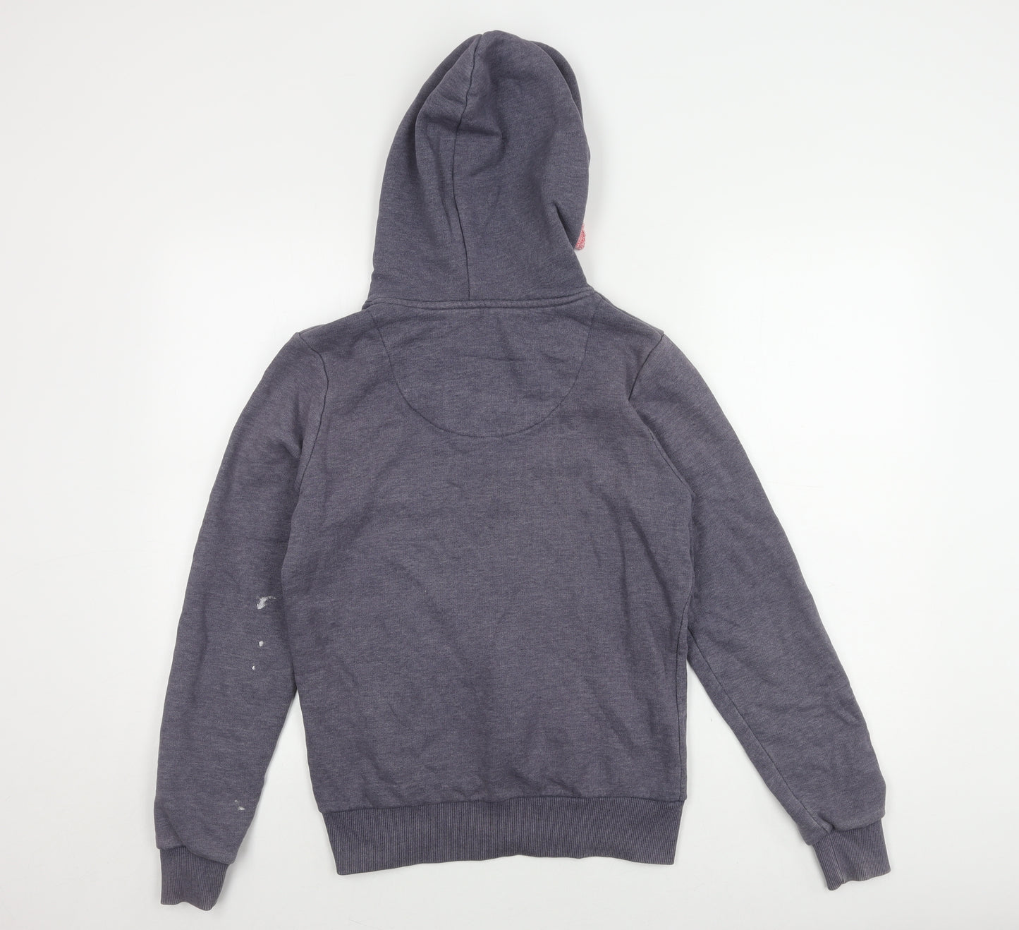 Weird Fish Women's Grey Full Zip Hoodie Size 10