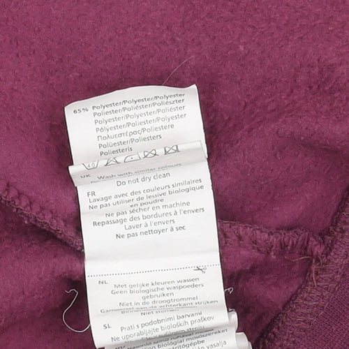 LA Gear Girls Purple Full Zip Sweatshirt Size L