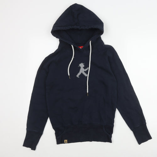 Ampelmann Berlin Boys Blue Pullover Hoodie S Graphic Hooded