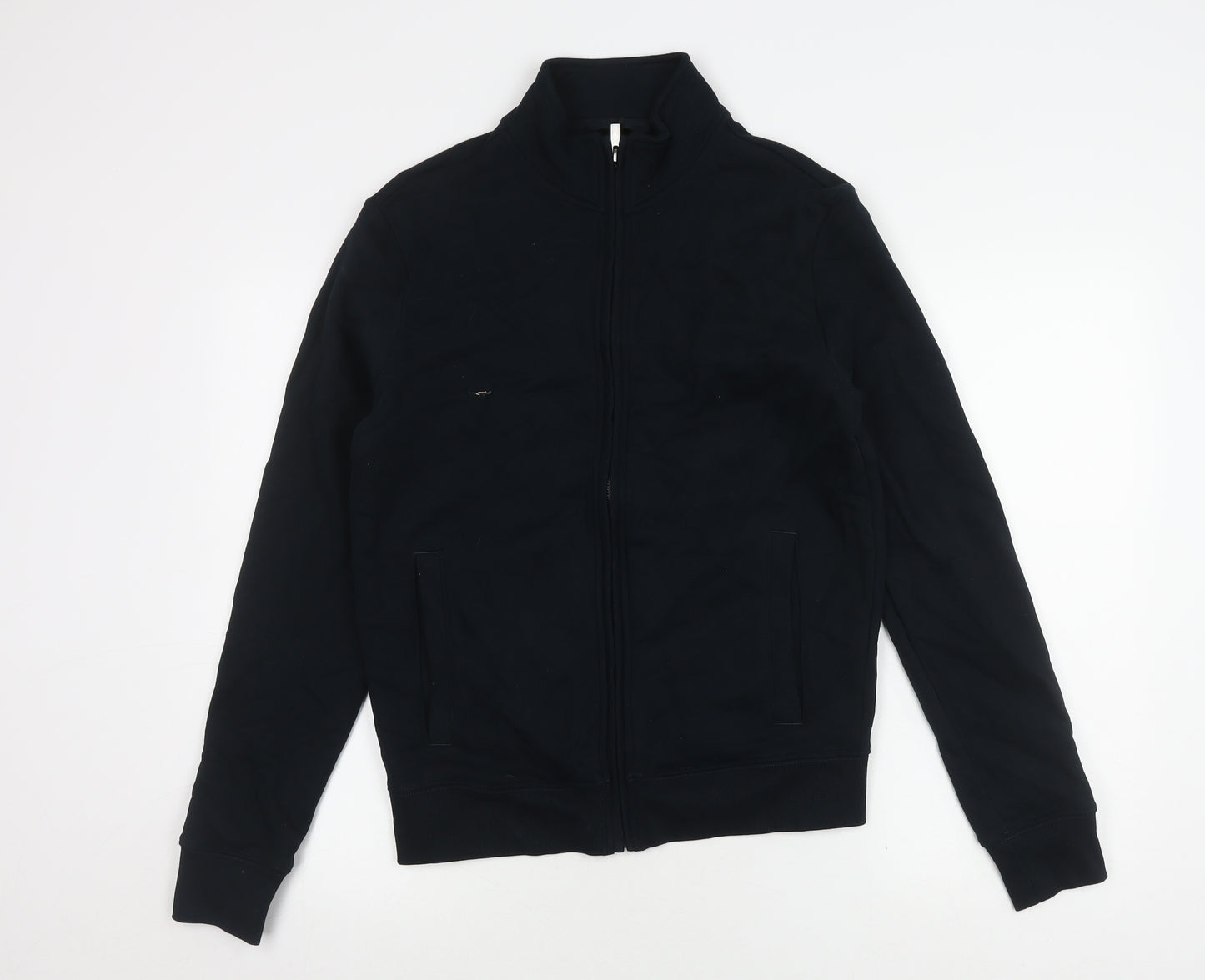 Marks and Spencer Unisex Blue Full Zip Sweatshirt S