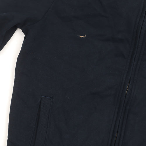 Marks and Spencer Unisex Blue Full Zip Sweatshirt S