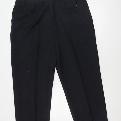 Savatini Men's Black Trousers Size 42