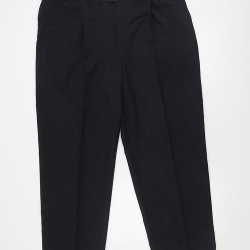 Savatini Men's Black Trousers Size 42