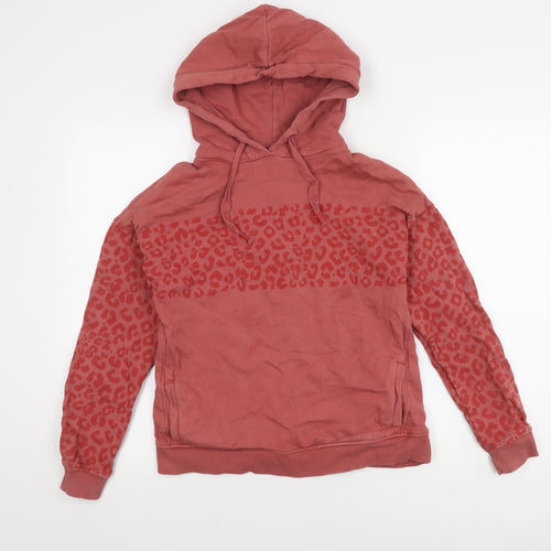 Next Women’s XS Red Animal Print Pullover Hoodie