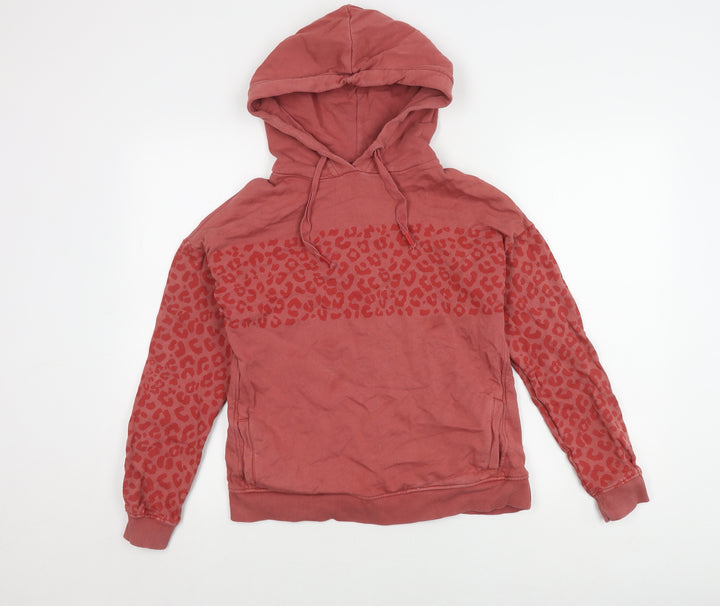 Next Women’s XS Red Animal Print Pullover Hoodie