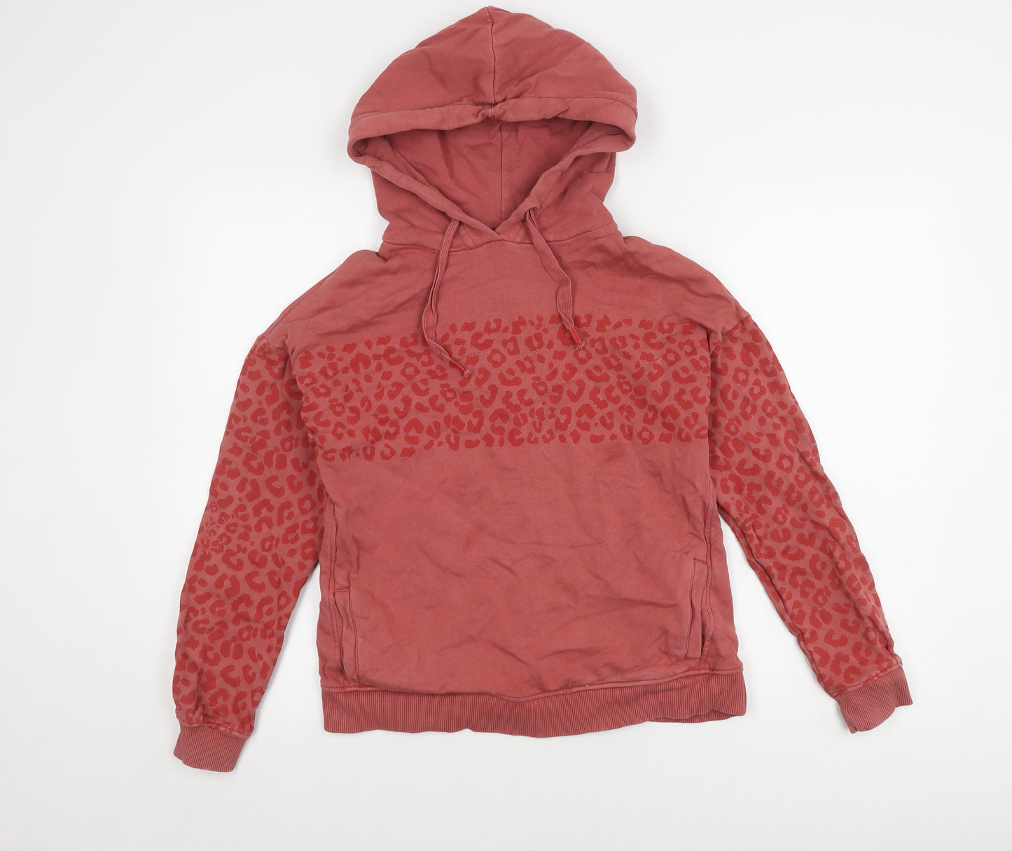 Next Women’s XS Red Animal Print Pullover Hoodie