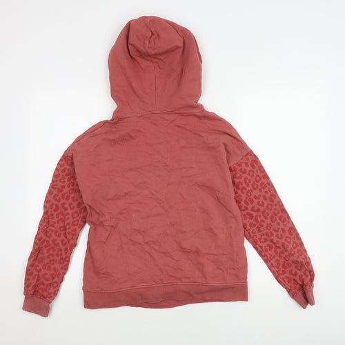 Next Women’s XS Red Animal Print Pullover Hoodie