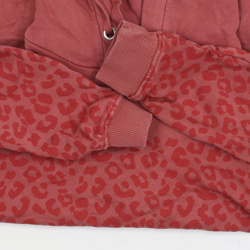 Next Women’s XS Red Animal Print Pullover Hoodie