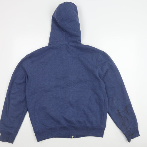 Dunnes Men's Blue Full Zip Hoodie, Medium