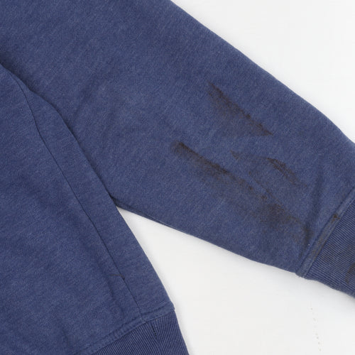 Dunnes Men's Blue Full Zip Hoodie, Medium