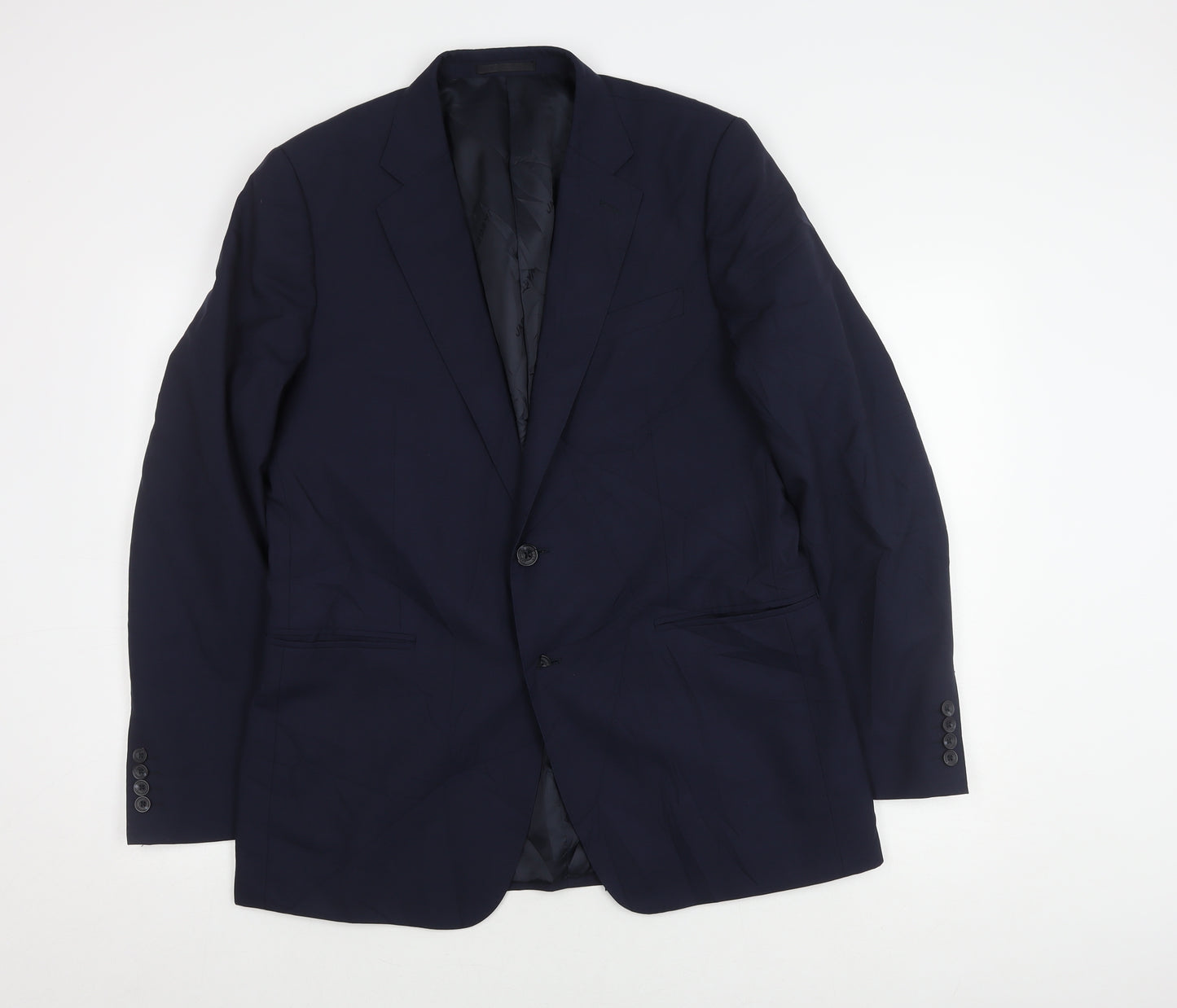 Jaeger Men's Blue Blazer 42R Regular Fit Formal