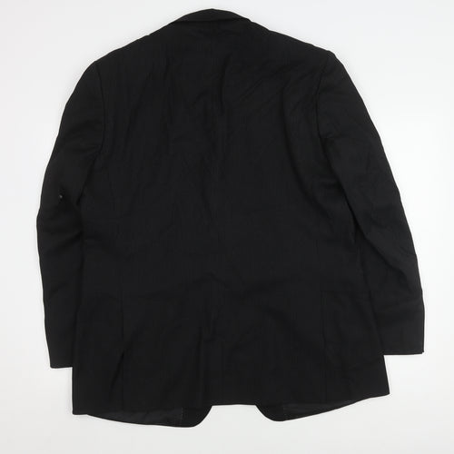 Karl Jackson Men's Black Blazer, Size 46R, Business Style