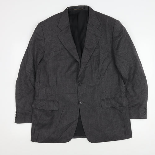 Marks and Spencer Men's Grey Jacket 42S Classic Style