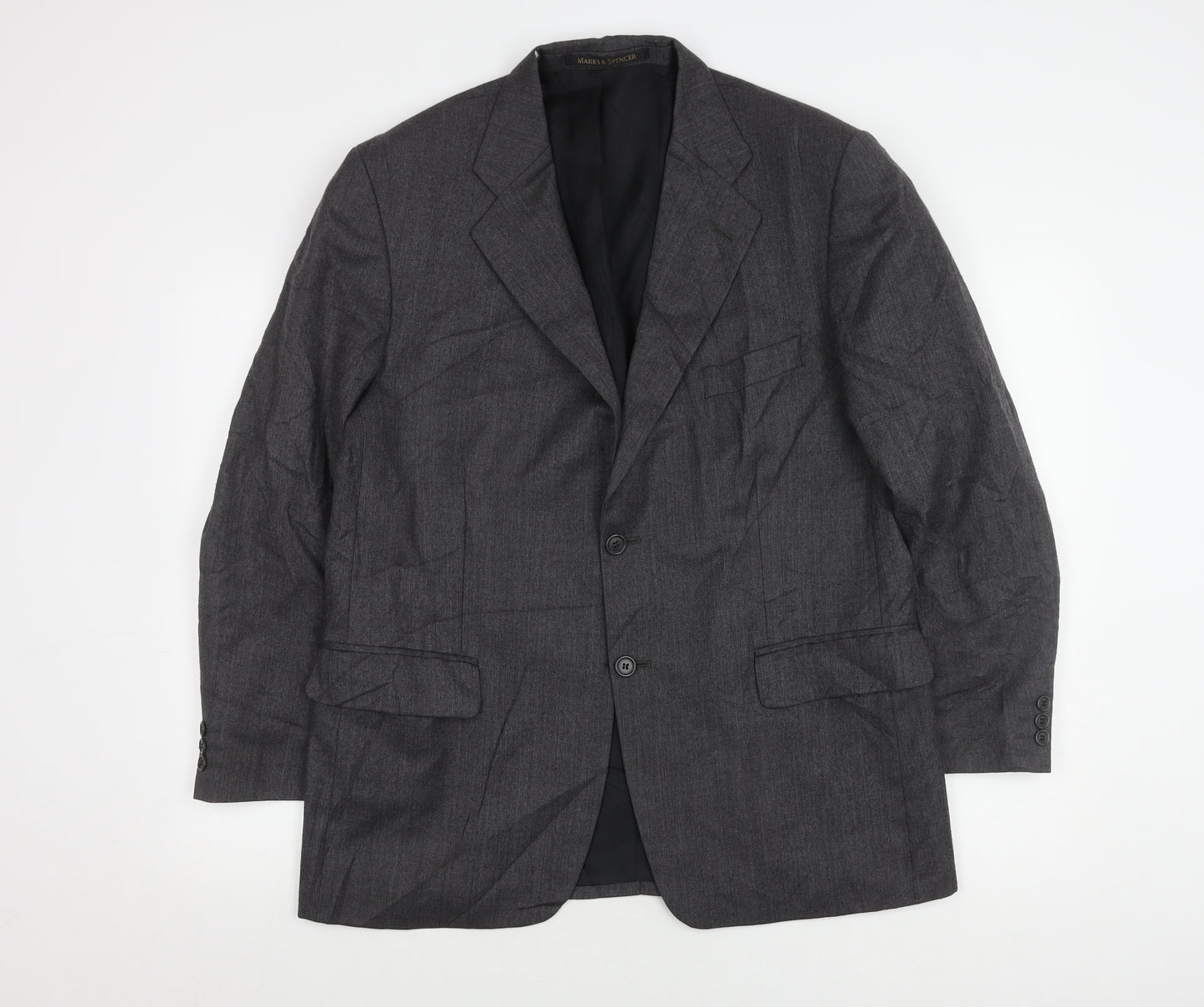 Marks and Spencer Men's Grey Jacket 42S Classic Style