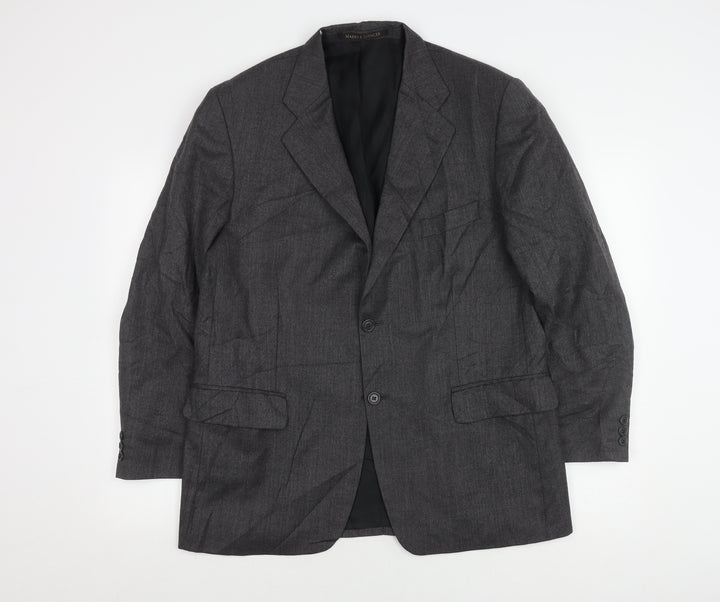 Marks and Spencer Men's Grey Jacket 42S Classic Style