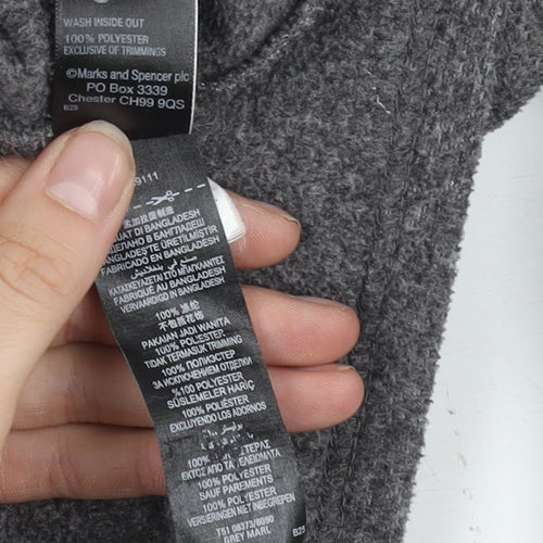 Marks and Spencer Men's Grey Fleece Jacket XL