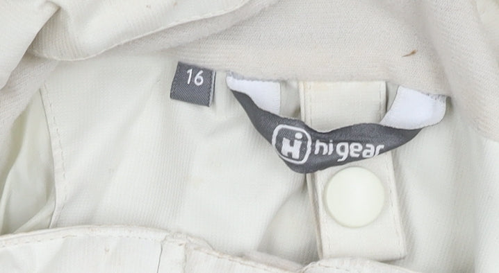 Hi Gear Women's Ivory Hooded Jacket, Size 16, Casual