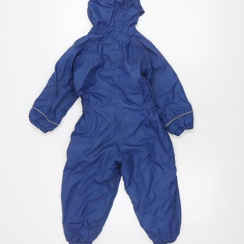 Regatta Unisex Kids Blue 3 Years Snowsuit Hooded