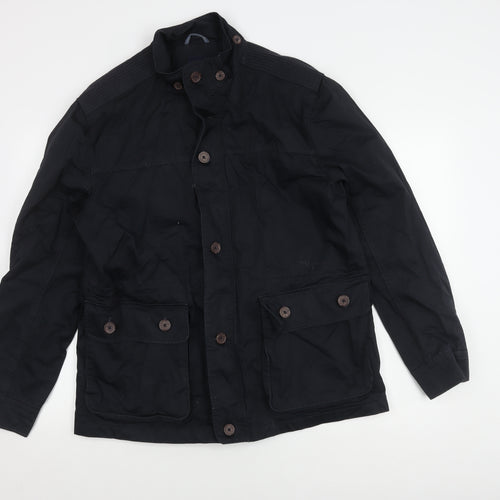 Gap Men's Black Cotton Field Jacket L Casual