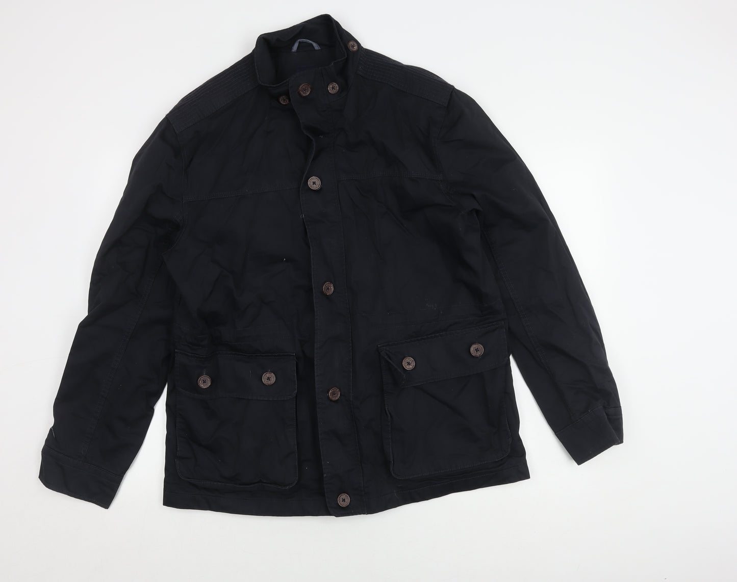 Gap Men's Black Cotton Field Jacket L Casual
