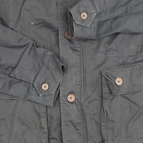 Gap Men's Black Cotton Field Jacket L Casual