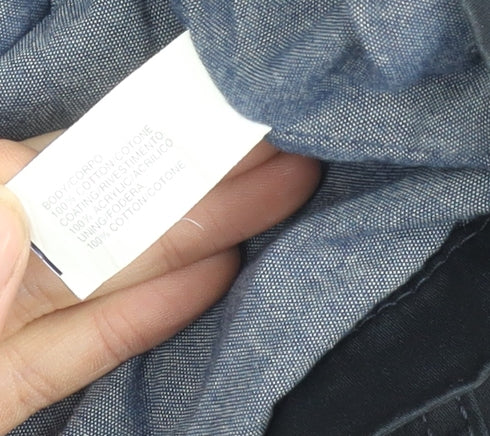 Gap Men's Black Cotton Field Jacket L Casual