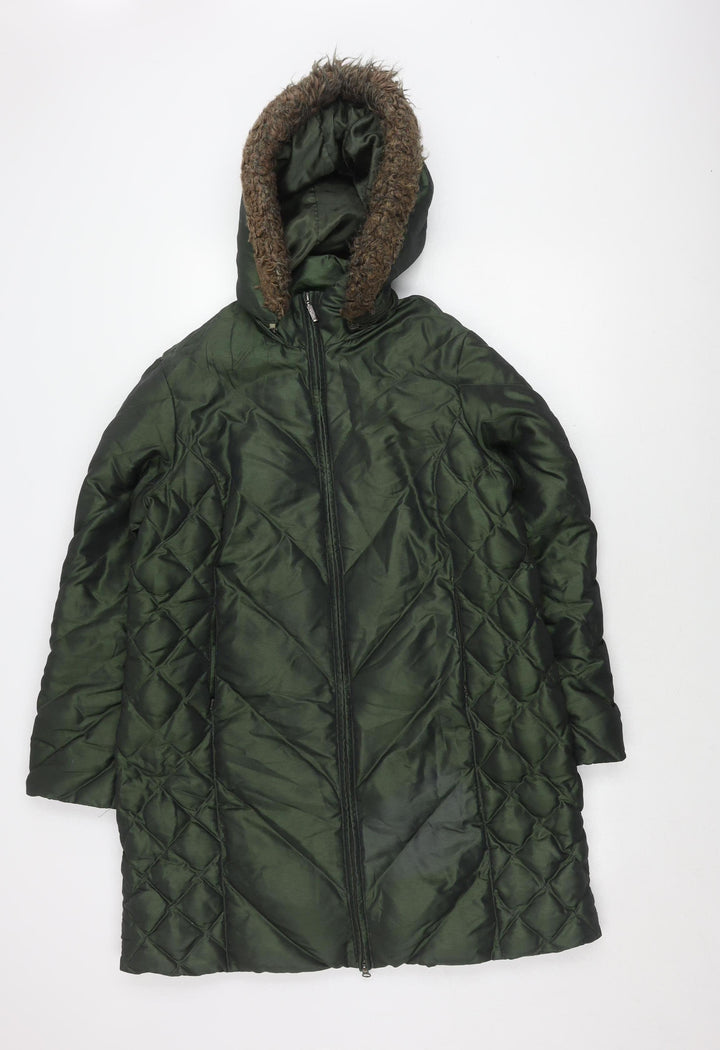 Marks and Spencer Women’s Green Puffer Cape, Size L