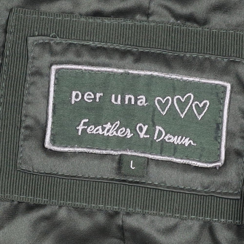 Marks and Spencer Women’s Green Puffer Cape, Size L