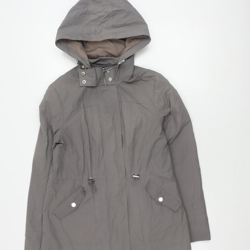 John Lewis Women's Grey Parka Jacket Size 10